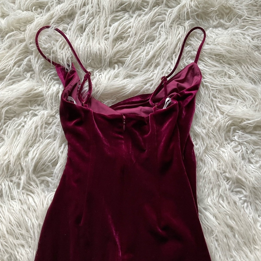 Lovers + Friends Burgundy Mini Dress - Picture 8 of 10